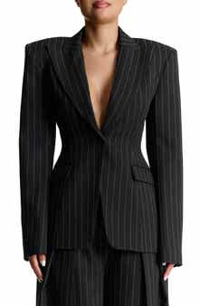 Naked Wardrobe Pinstripe Blazer