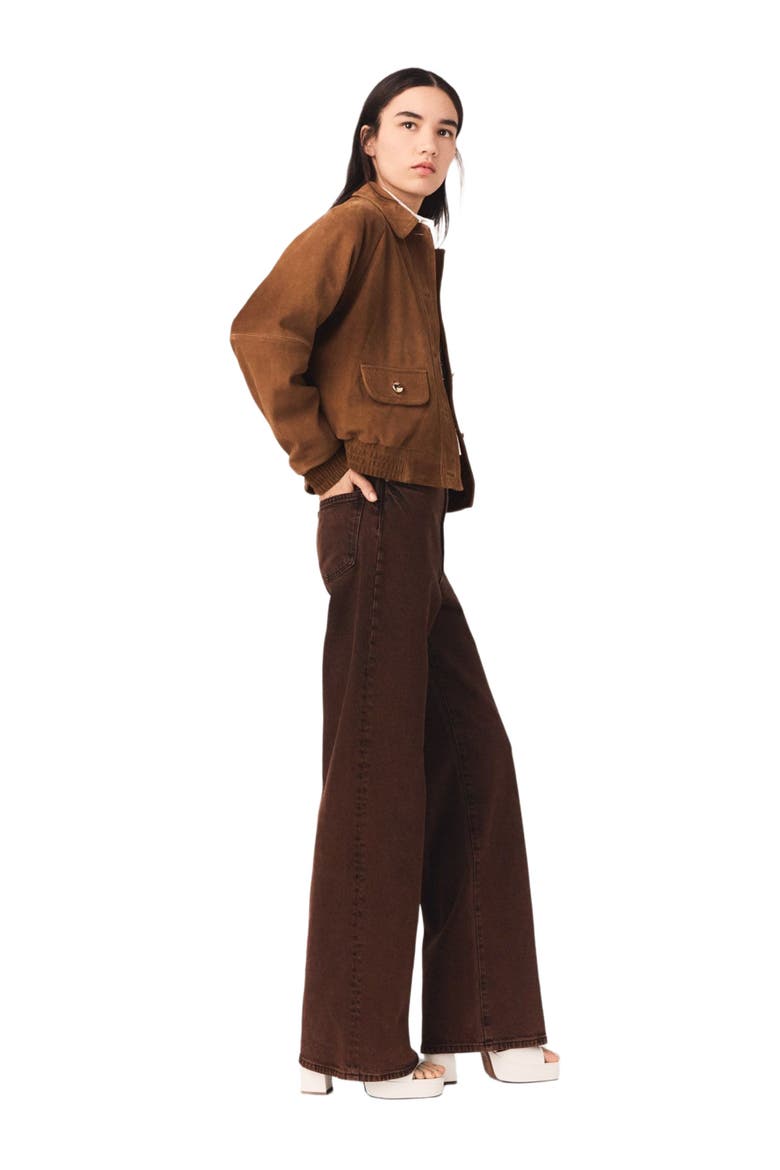 Bootcut jeans with chain, Alternate, color, Brown