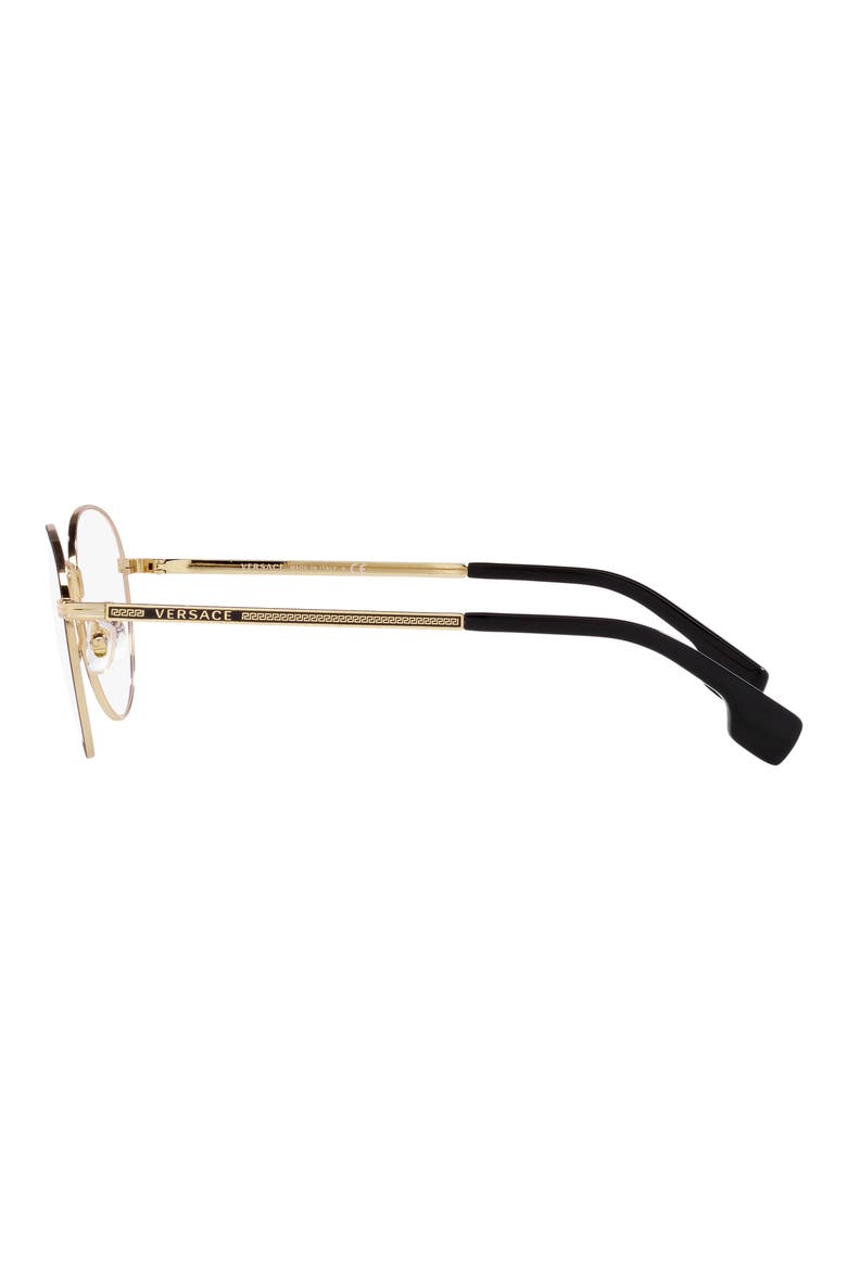 53mm Round Optical Glasses, Alternate, color, MATTE BLACK