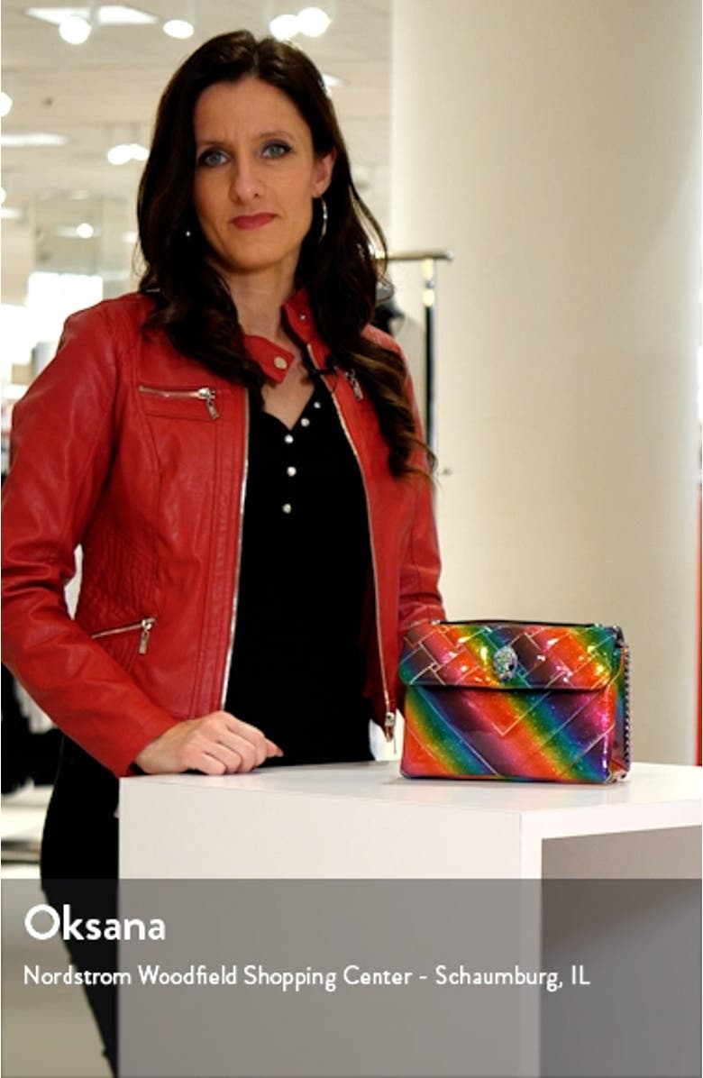 Kensington Glitter Crossbody Bag, sales video thumbnail