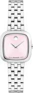 Movado Museum Classic Cushion Case Bracelet Watch, 20mm x 22mm