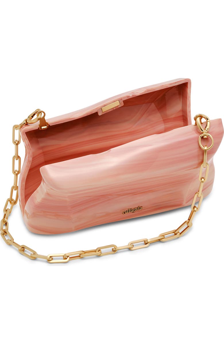 Cult Gaia Malaya Clutch, Alternate, color, Rose Water