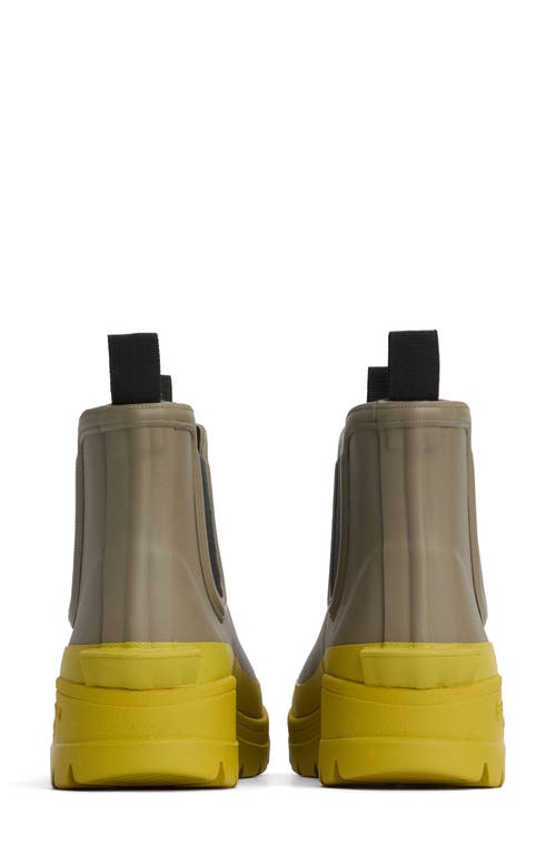 Barbour Nimbus Waterproof Chelsea Rain Boot In Dusky Green/limeade