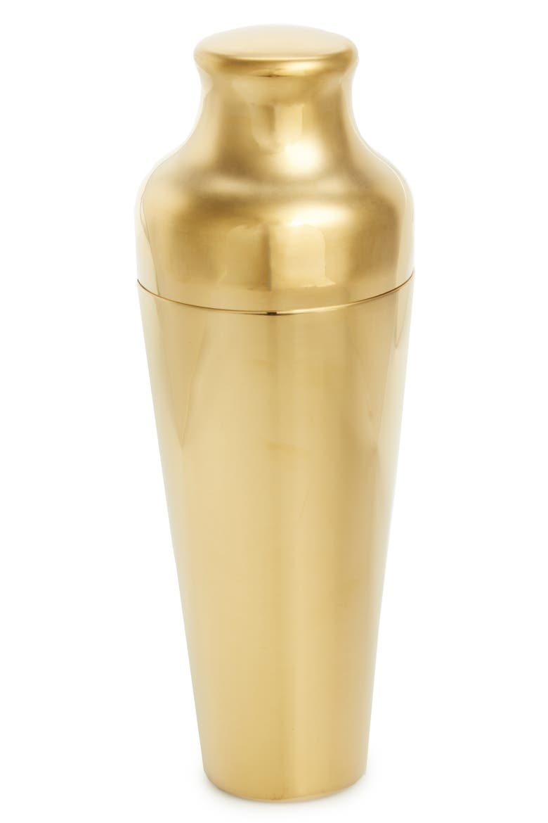 Parisian Cocktail Shaker, Main, color, GOLD