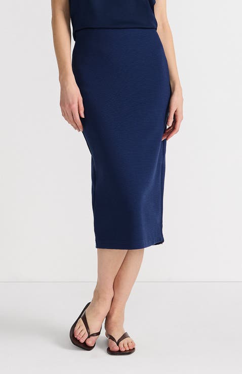 Starfish Side Zip Midi Skirt