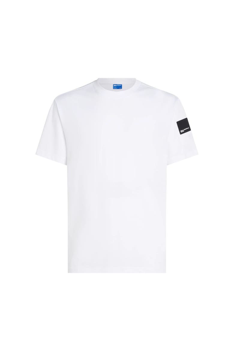Men's Rubber Patch T-Shirt, Alternate, color, White