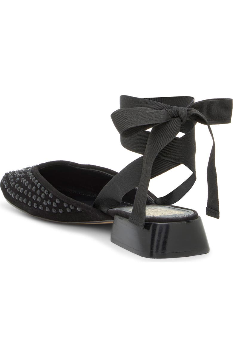 Vince Camuto Kayla Bow Ankle Strap Sandal, Alternate, color, Black