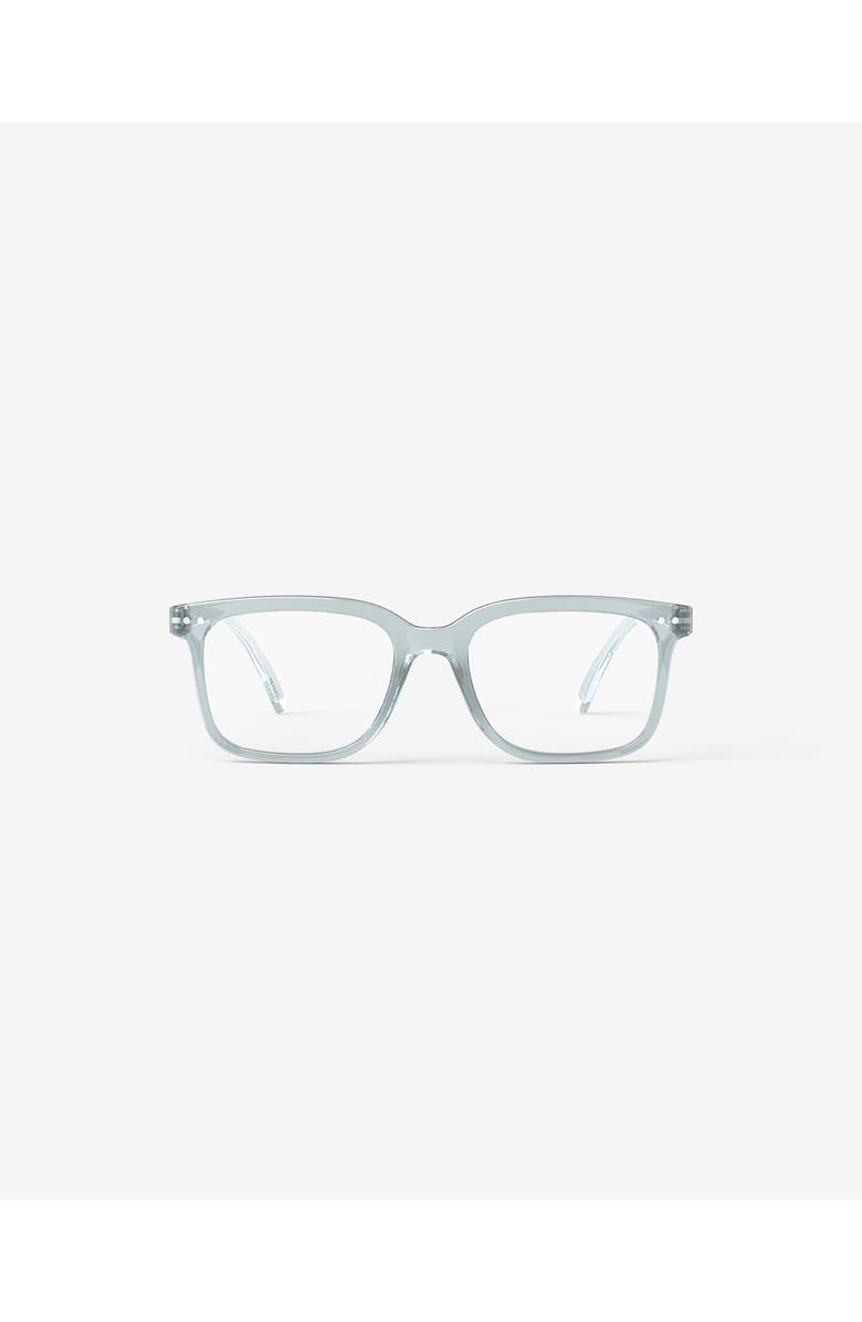 IZIPIZI #L 54mm Rectangular Reading Glasses, Main, color, Frozen Blue