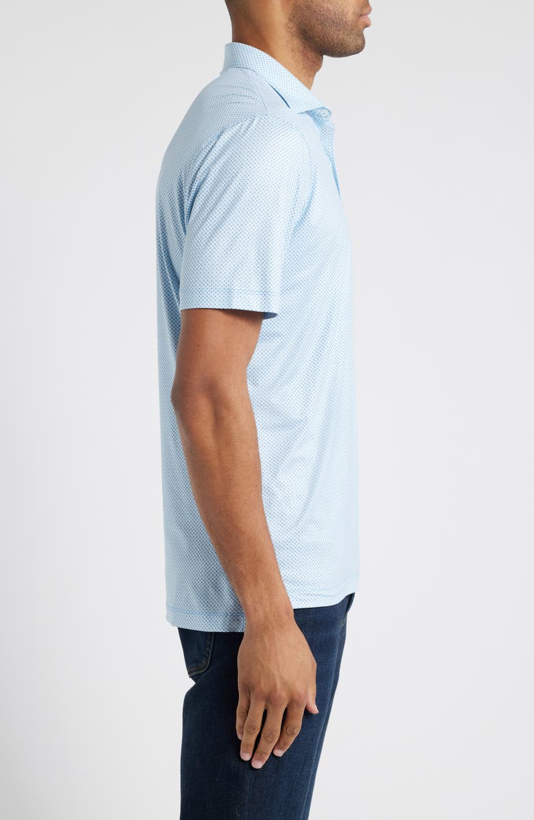 johnnie-O Link Geo Print PREP-FORMANCE Golf Polo, Alternate, color, Barrels Blue