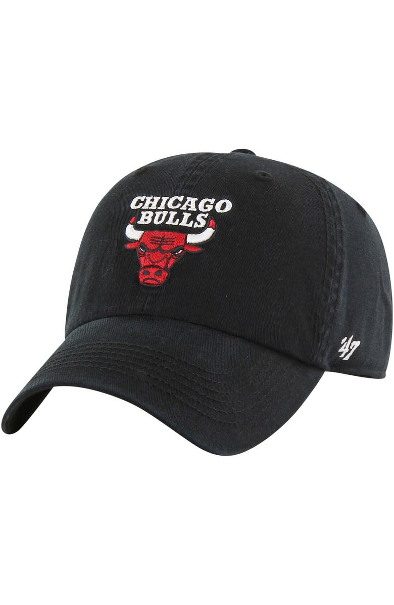 '47 Men's '47 Black Chicago Bulls  Classic Franchise Fitted Hat, Alternate, color, Black