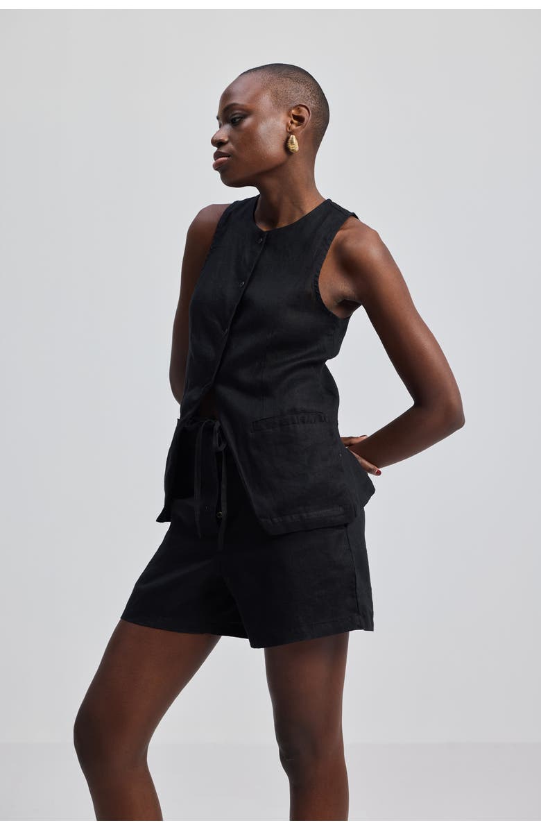 Reistor Sleeveless Vest Jacket, Alternate, color, Black