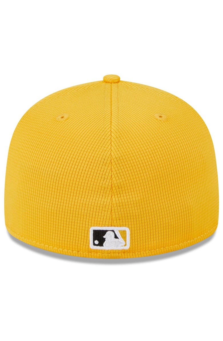 New Era Men's New Era  Gold Pittsburgh Pirates 2024 Spring Training Low Profile 59FIFTY Fitted Hat, Alternate, color, 