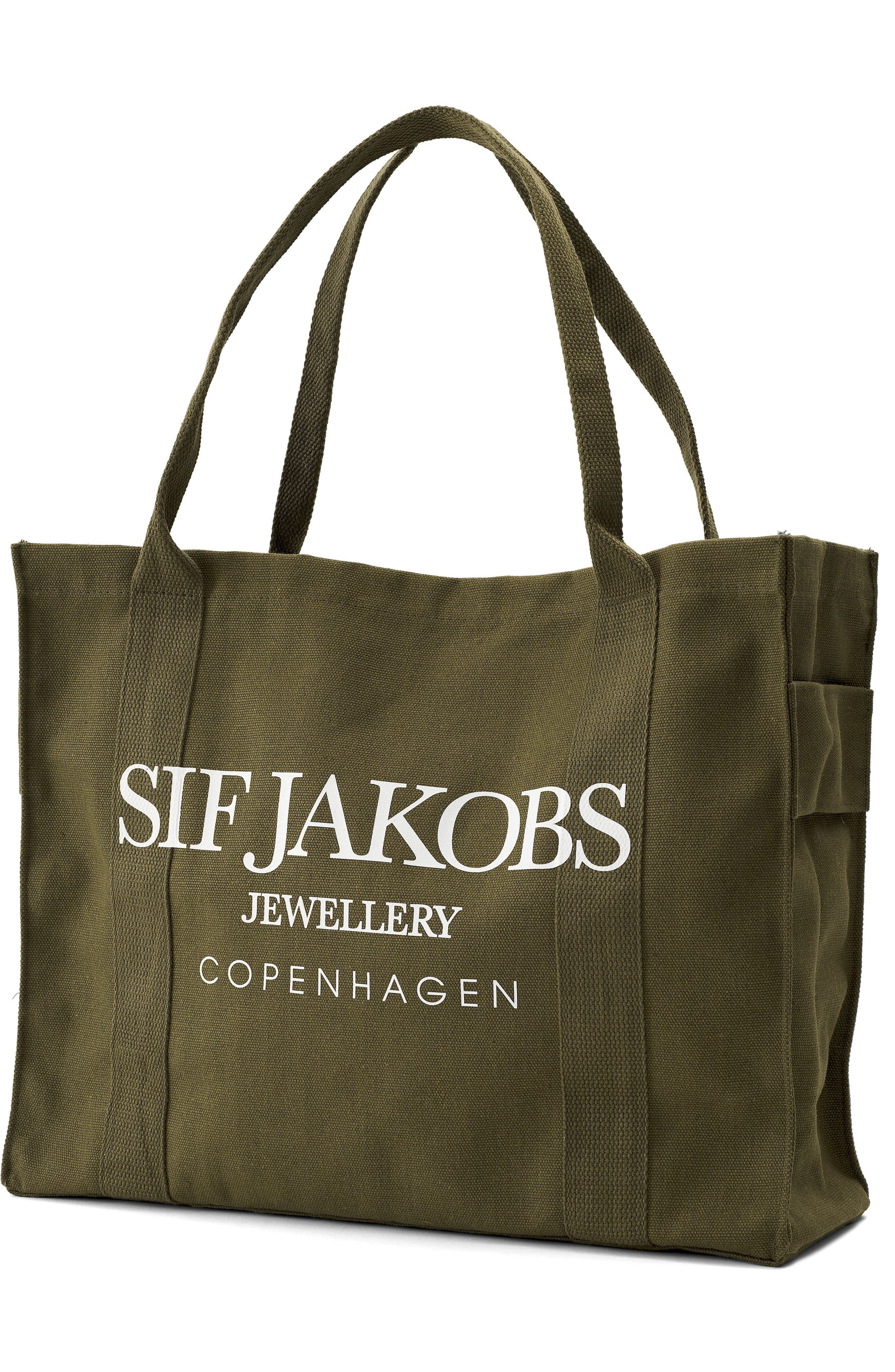 Sif Jakobs Jewellery Khaki Green Tote Bag, Main, color, Khaki Green