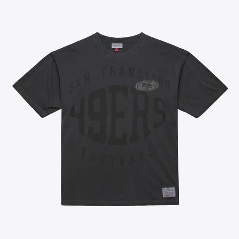 Men's Mitchell & Ness  Black San Francisco 49ers Downtown Collection Premium T-Shirt