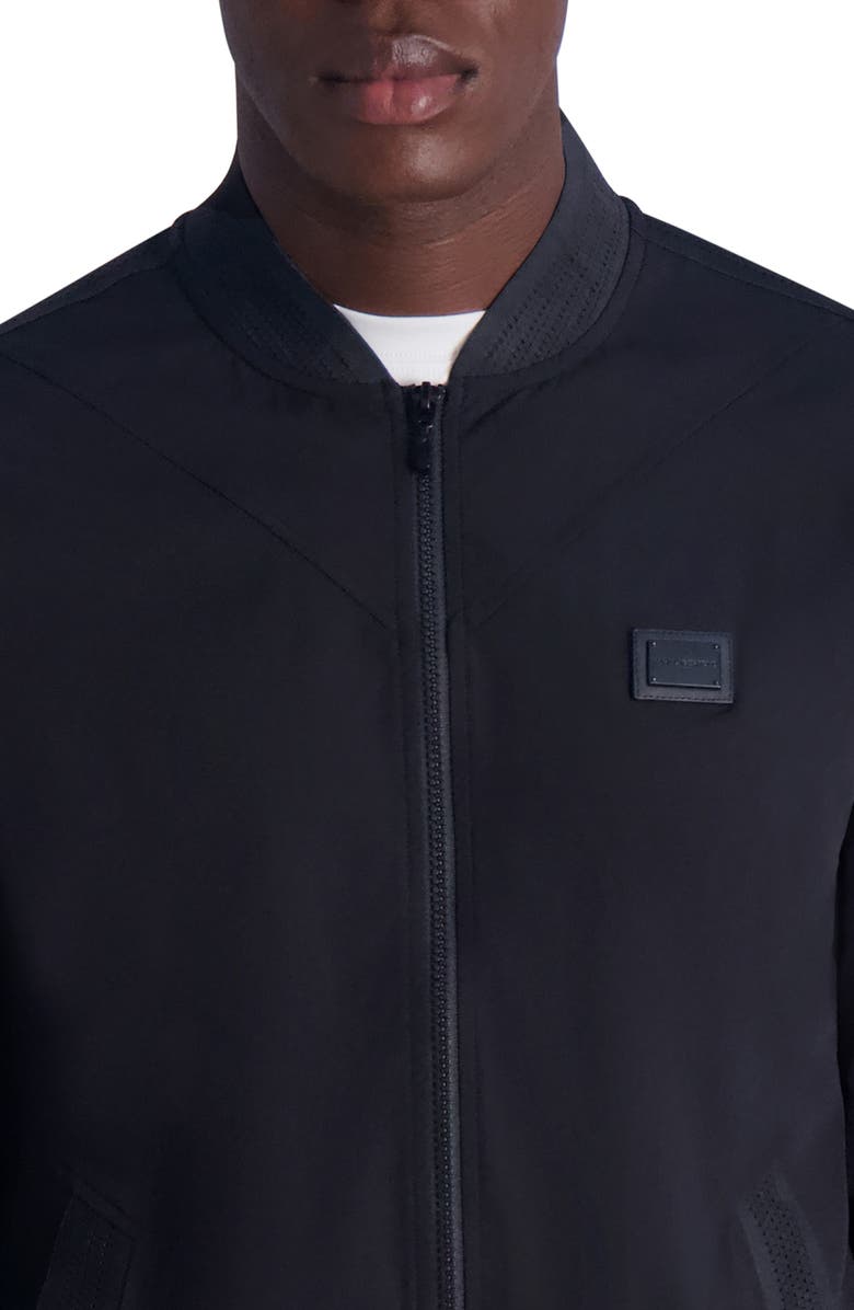 KARL LAGERFELD PARIS Bomber Jacket, Alternate, color,