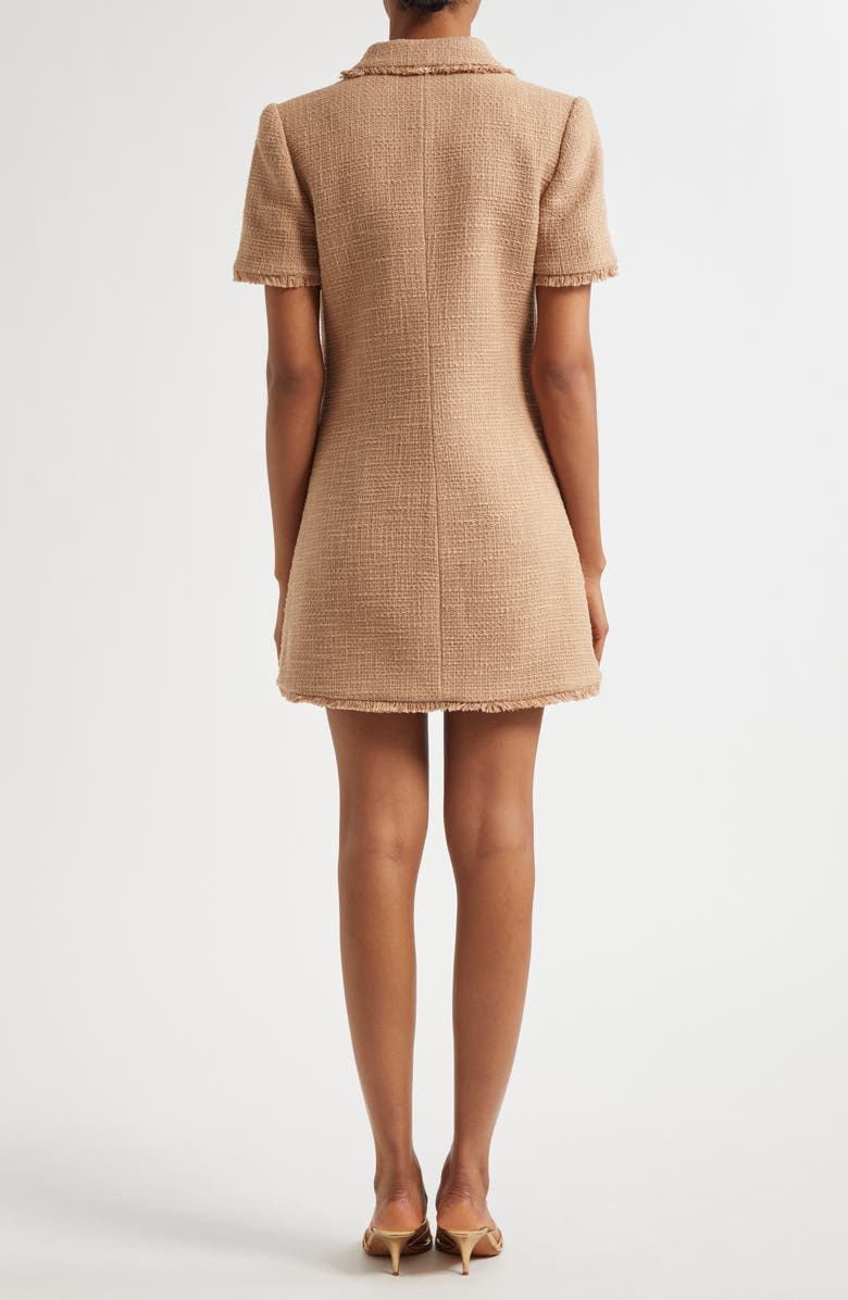Cinq à Sept Pammy Cotton Tweed Mini Shirtdress, Alternate, color,