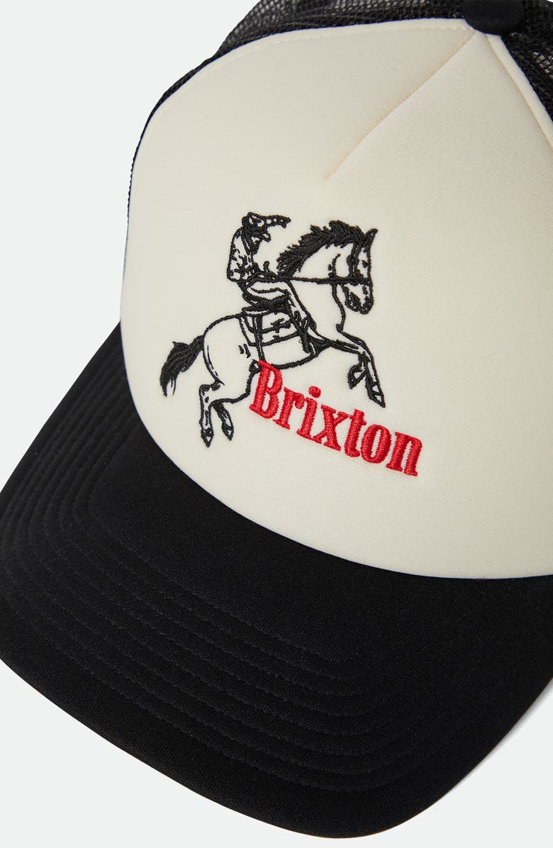 Brixton Ranching Club Trucker Hat, Alternate, color, Black/ Off White