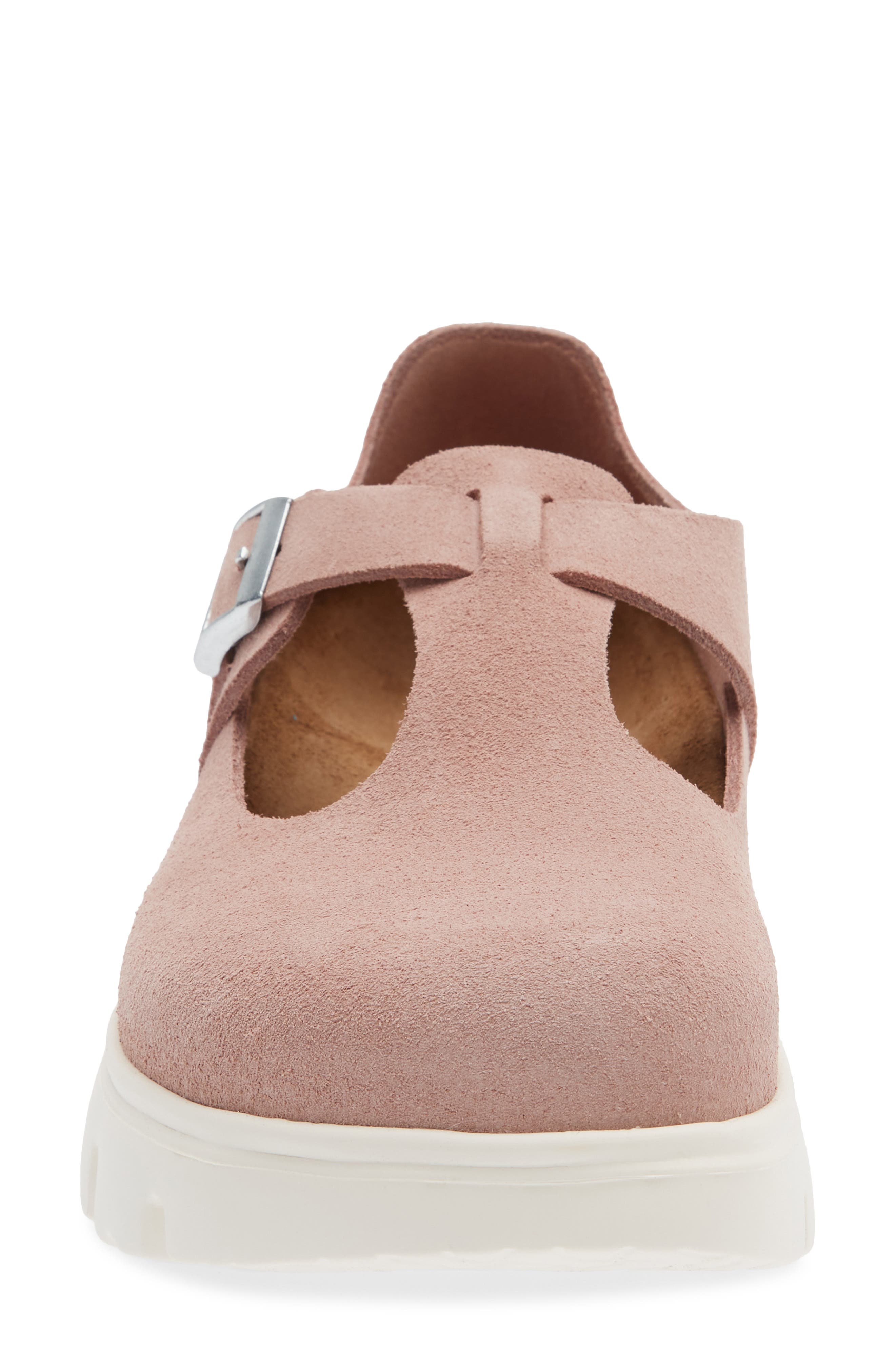 Papillo by Birkenstock Paris Chunky Mary Jane, Alternate, color, PINK CLAY SUEDE