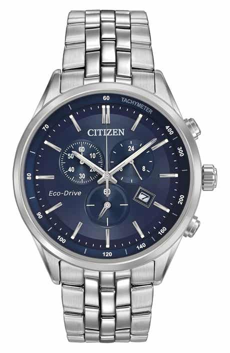 Citizen Chronograph Stainless Steel Bracelet Watch, 42mm