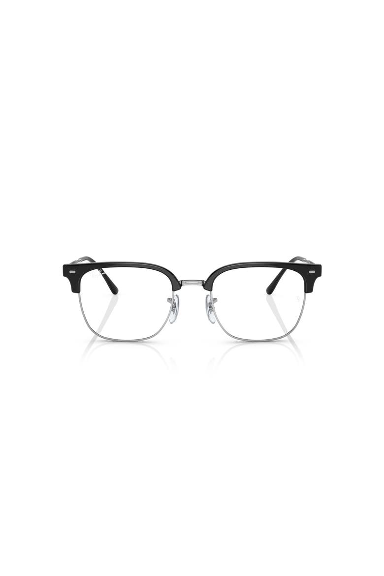 53mm Square optical glasses, Alternate, color, Black