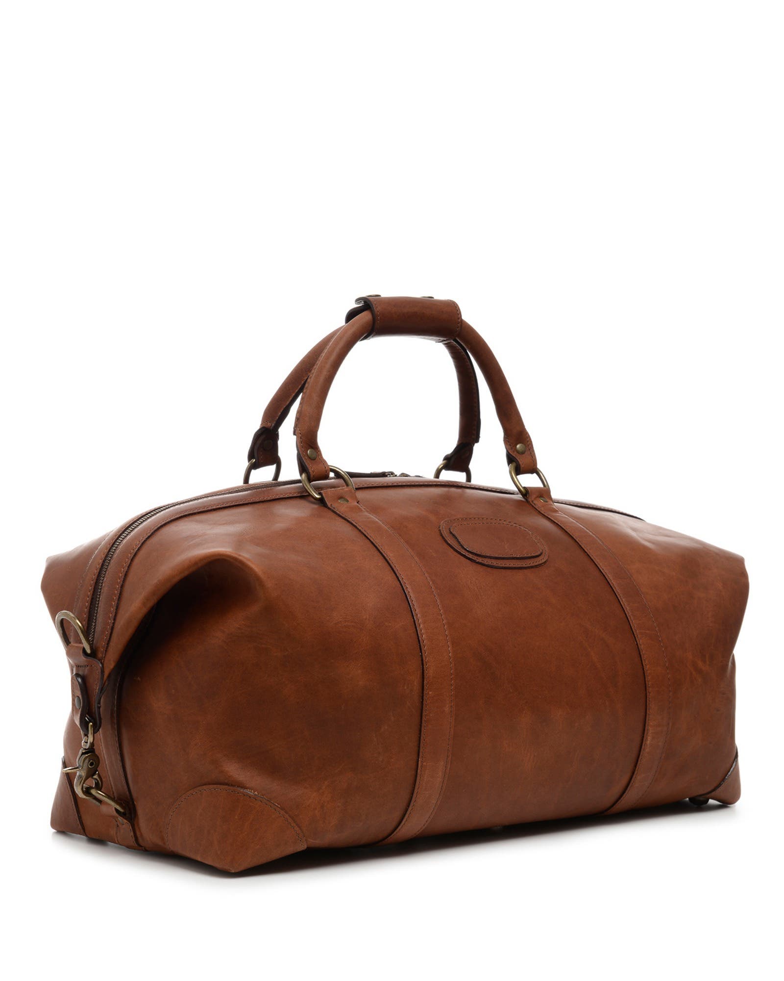 Twain 22" Leather Weekender, Alternate, color, Espresso