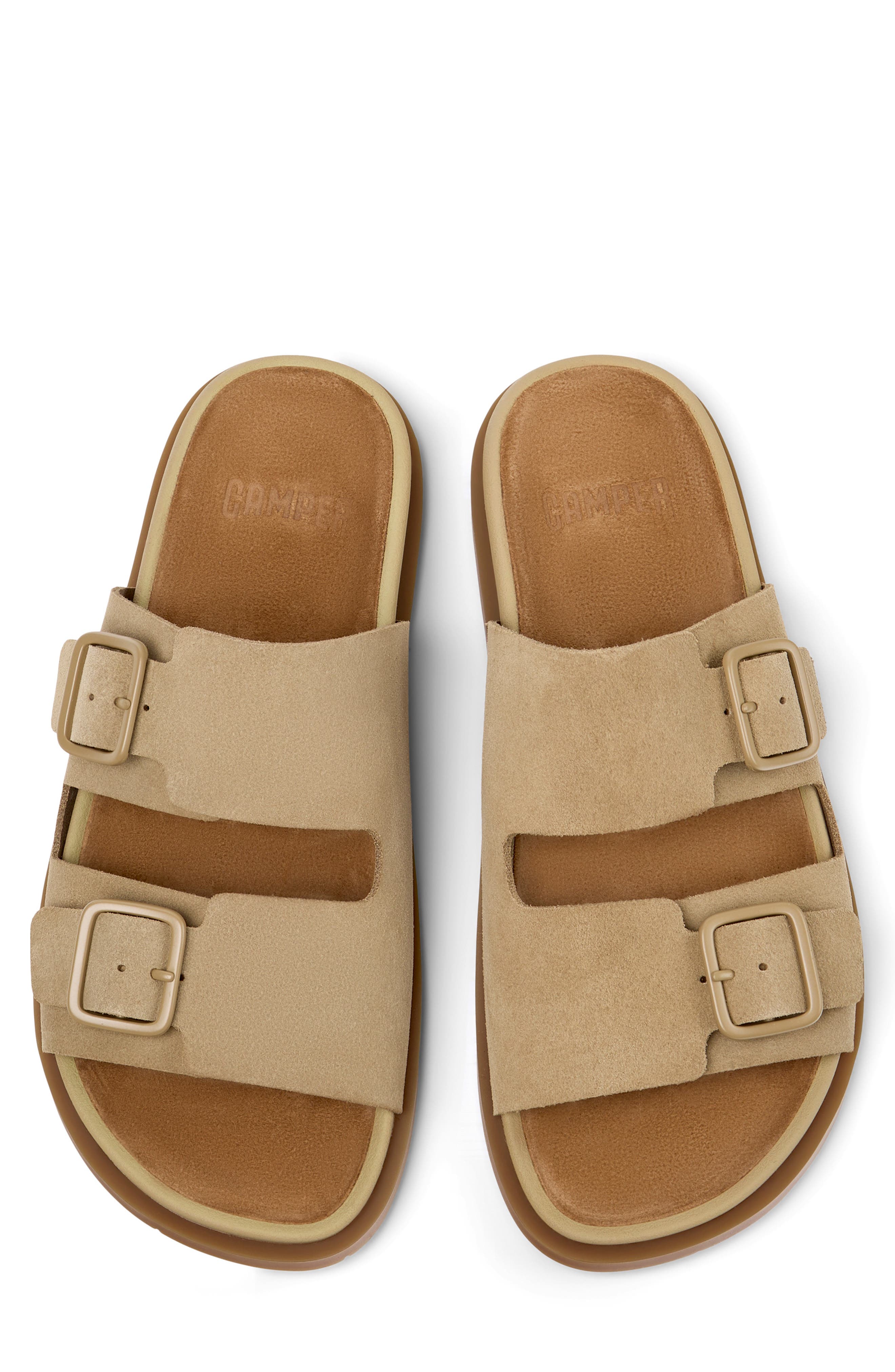 Camper Lluc 2-Strap Sandal, Alternate, color, Medium Brown