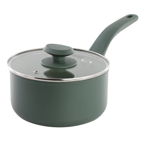2.5 Quart Ceramic Nonstick Saucepan with Lid