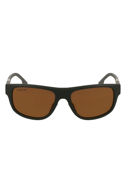 L6042S 55mm Rectangular Sunglasses
