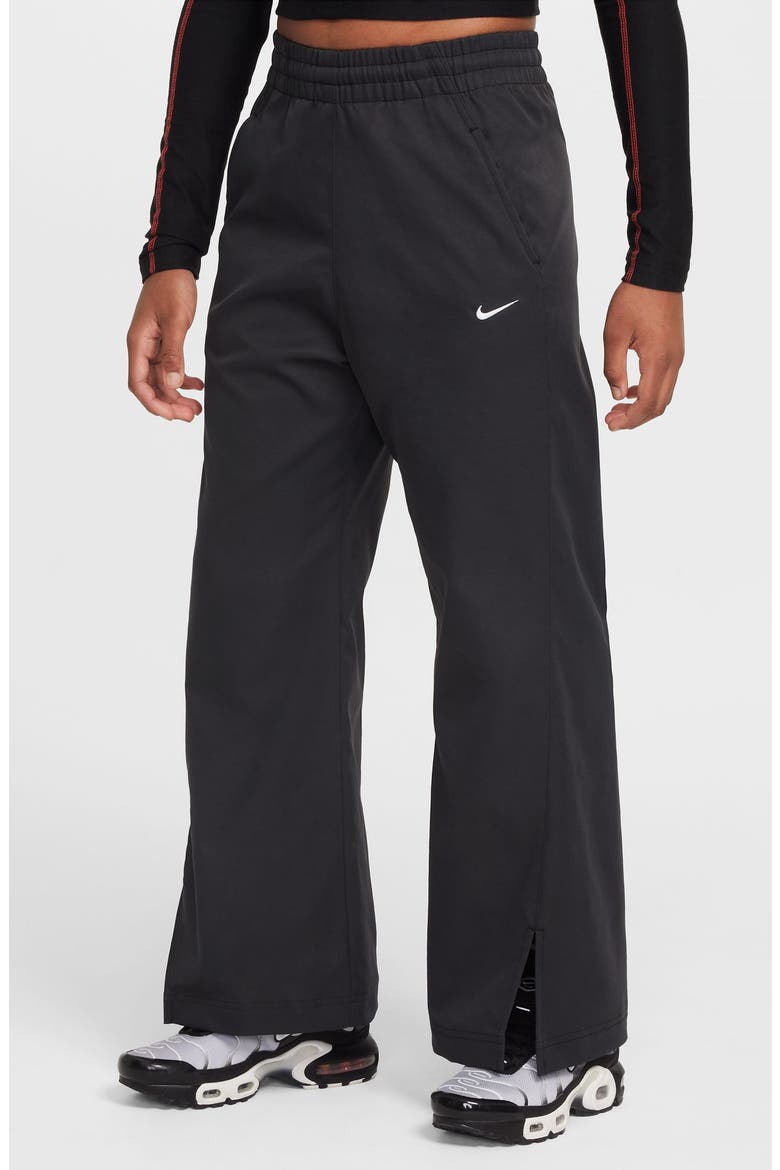 Kids' Woven Wide Leg Pants, Main, color, 010 BLACK/WHITE