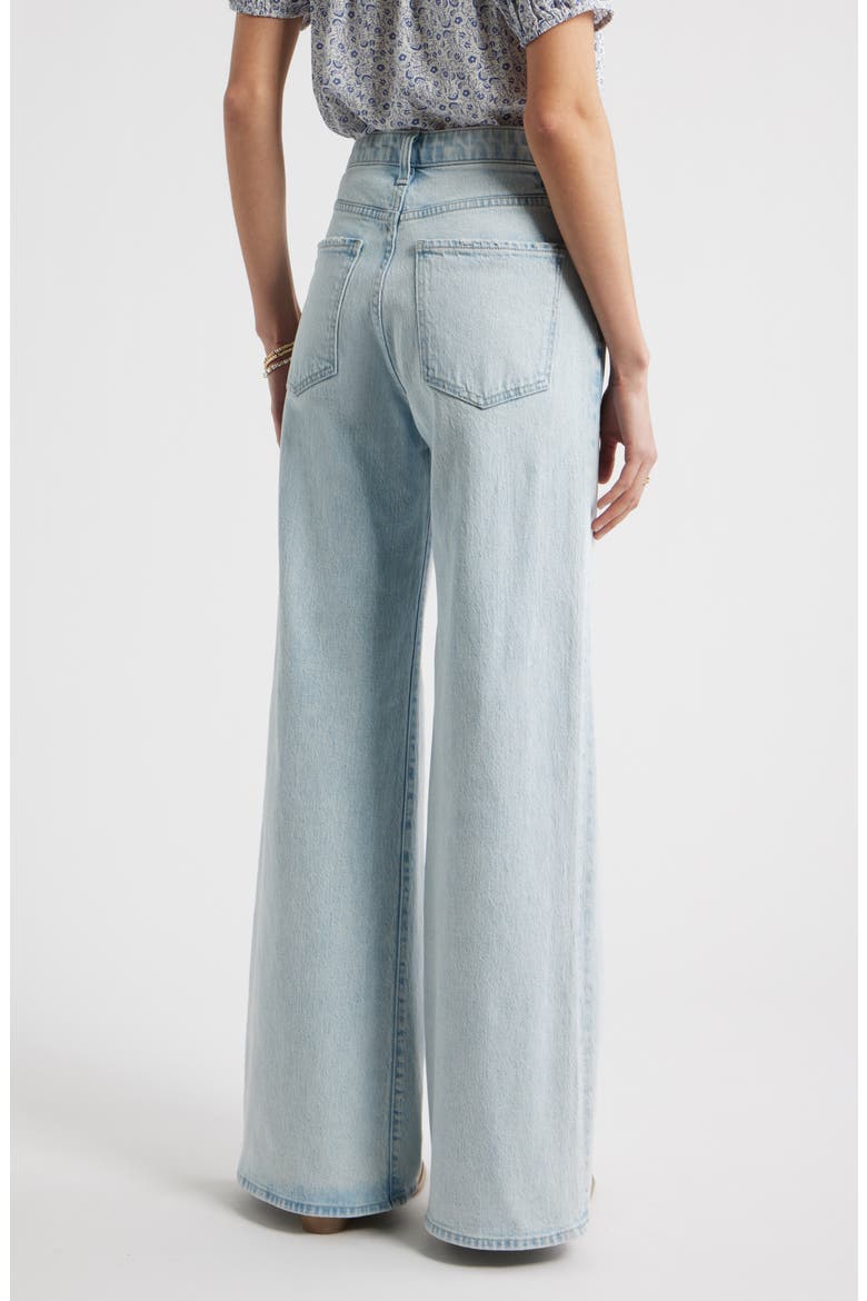 High Waist Wide Leg Jeans, Alternate, color, EXTREME WASH