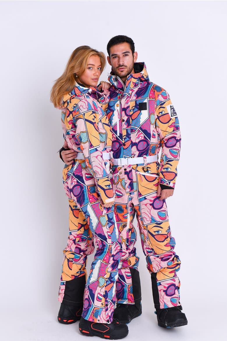 Comic Book Candy Ski Suit - Mens, Alternate, color, multi-colour