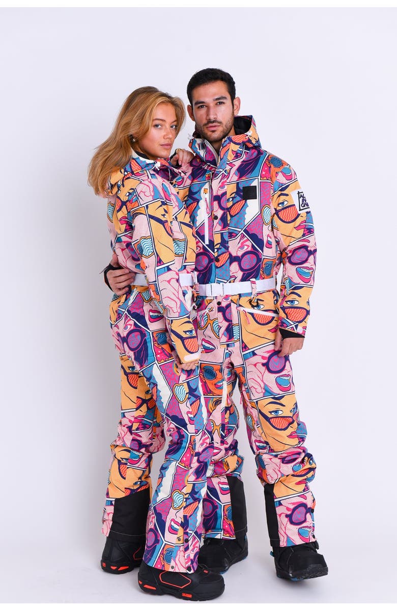 OOSC Comic Book Candy Ski Suit - Mens, Alternate, color, Multi-Colour