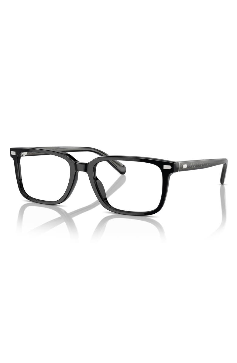 COACH 55mm Square Optical Glasses, Alternate, color, 