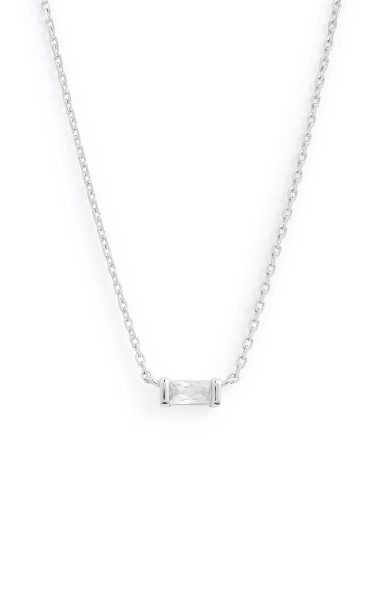 Kendra Scott Juliette Cubic Zirconia Pendant Necklace, Main, color, 