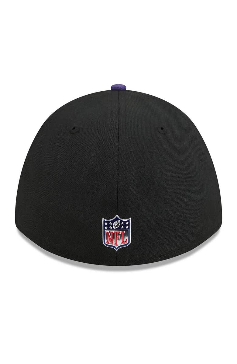 New Era Men's New Era  Black/Purple Baltimore Ravens 2026 NFL Draft 39THIRTY M-Crown Flex Hat, Alternate, color, Black