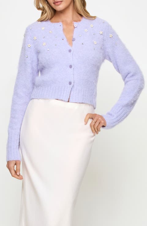Brynn Rhinestone Embellished Cardigan