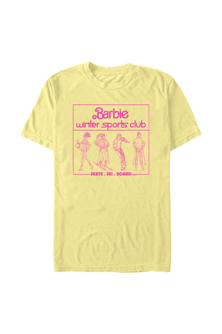 Men's Winter Sports Club Short Sleeve Graphic T-Shirt, Main, color, Banana