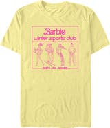 Barbie Men's Winter Sports Club Short Sleeve Graphic T-Shirt