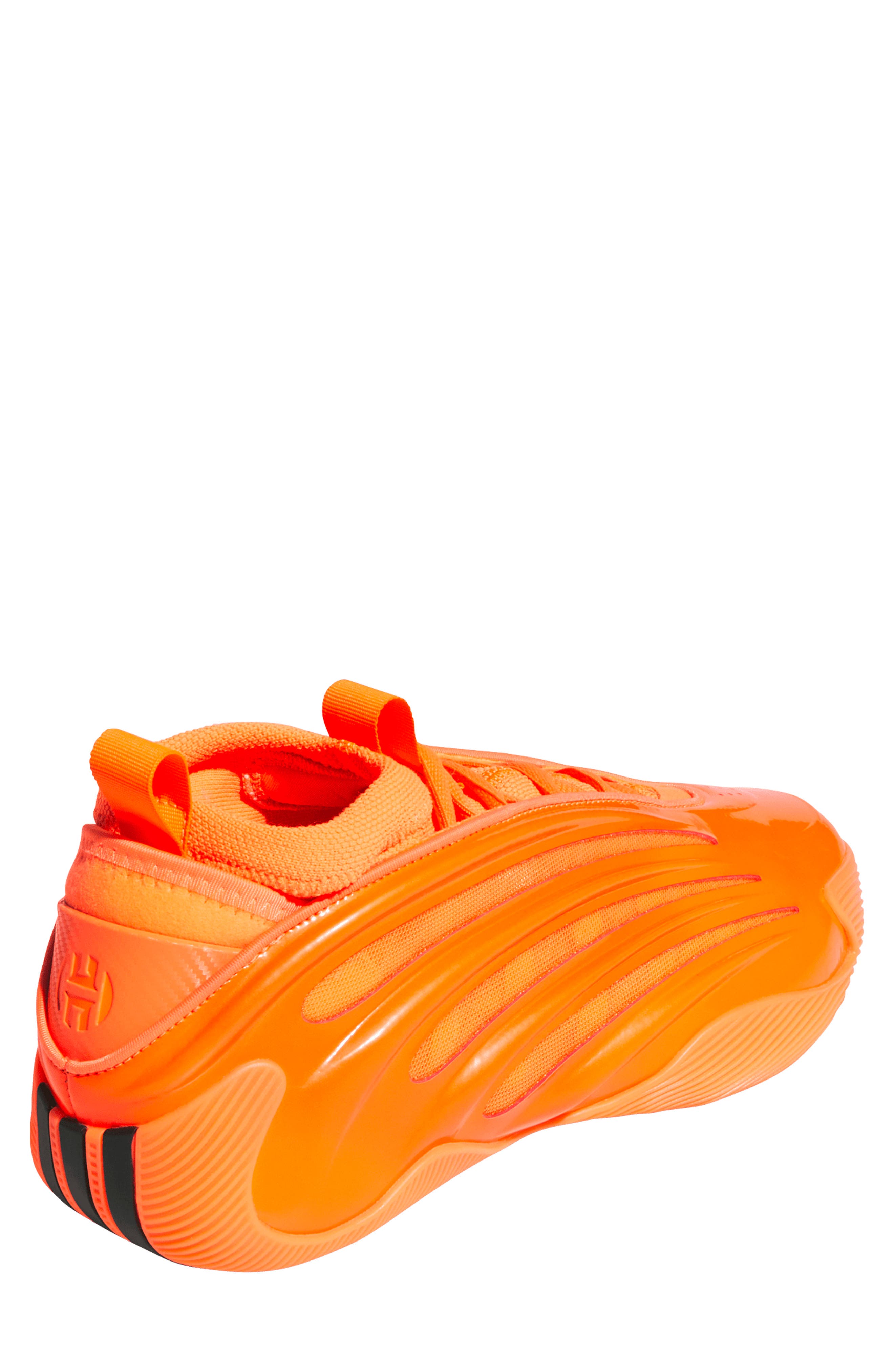 adidas Gender Inclusive Harden Volume 9 Basketball Shoe, Alternate, color, Solar Orange/ Black/ Purple