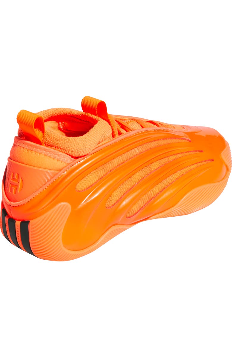 adidas Gender Inclusive Harden Volume 9 Basketball Shoe, Alternate, color, Solar Orange/ Black/ Purple