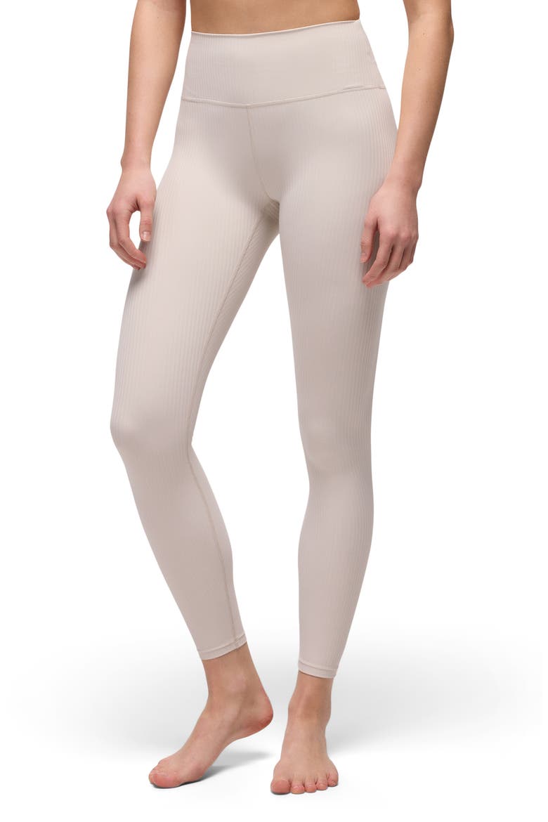 Luxara Rib Leggings, Main, color, ALMOND