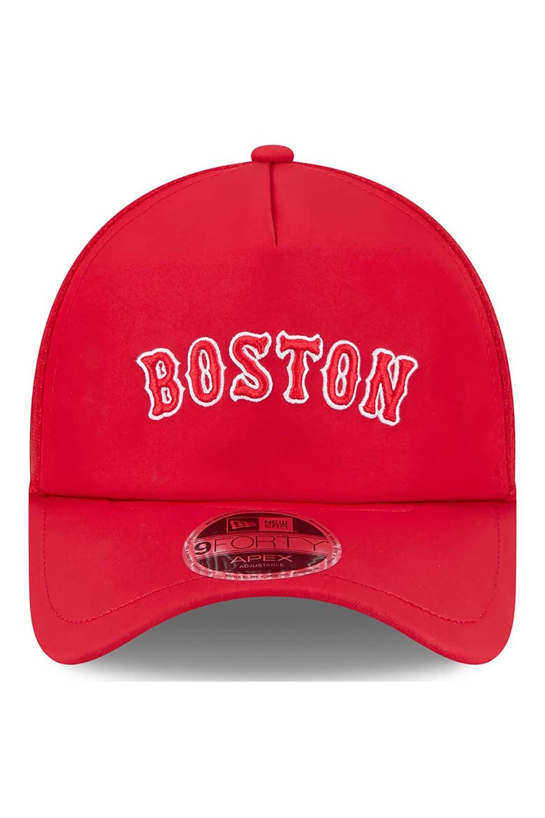 Men's New Era Red Boston Red Sox 2026 Batting Practice Alternate Apex 9FORTY Adjustable Hat, Alternate, color, Red
