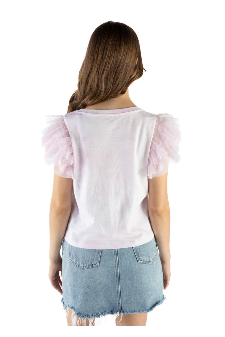 Princess Short Sleeve T-Shirt, Alternate, color, Pink Lava Dye