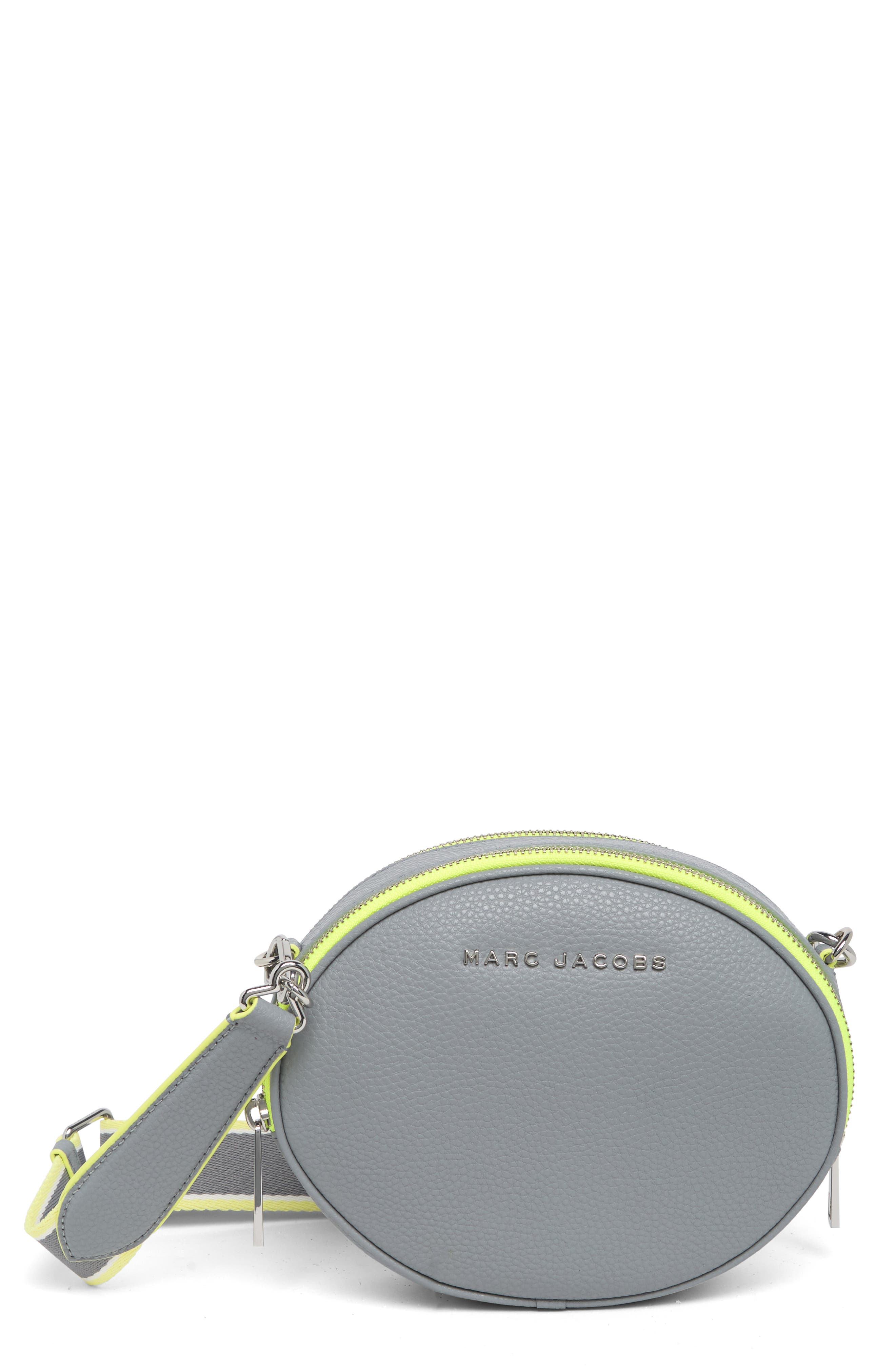 Marc Jacobs Oval Leather Crossbody Bag, Main, color, 