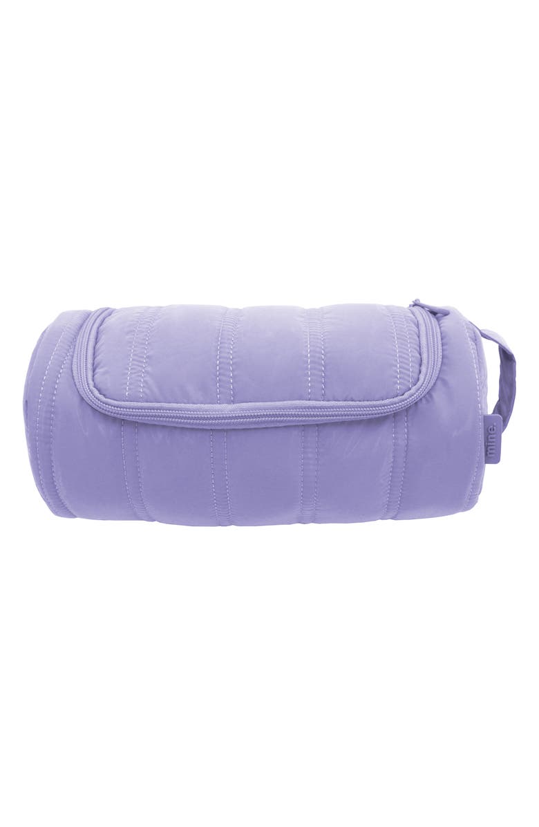 MYTAGALONGS Barrel Hanging Toiletry Bag, Alternate, color, Lilac