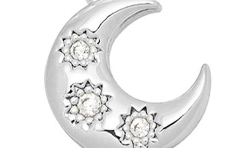 Estella Bartlett Sienna Moon Beaded Stretch Bracelet In Metallic