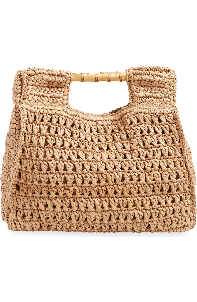 San Diego Hat Woven Straw Tote, Alternate, color,