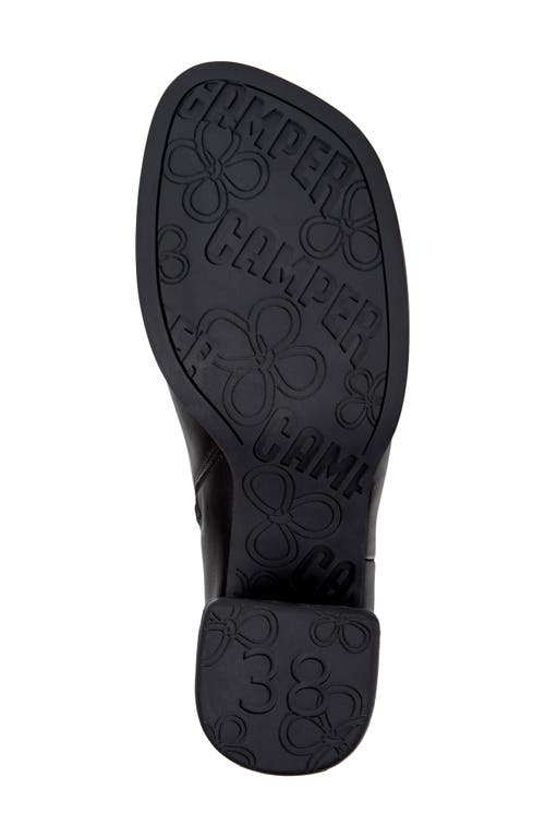 Camper 65mm Kora Leather Block-heel Ankle Boots In Black