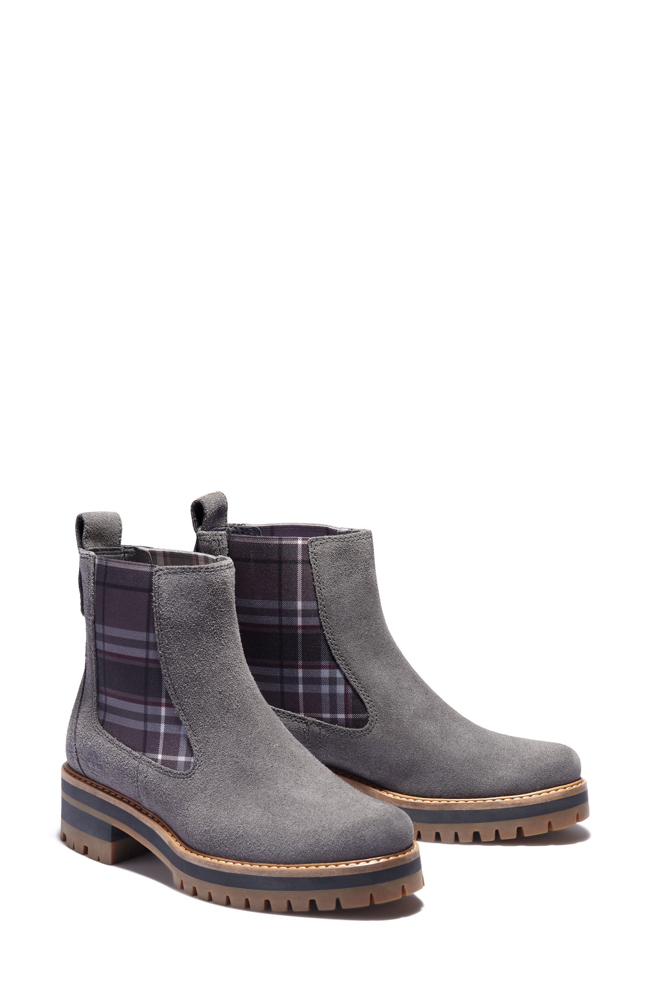 Courmayeur Valley Chelsea Boot, Alternate, color, DARK GREY NUBUCK