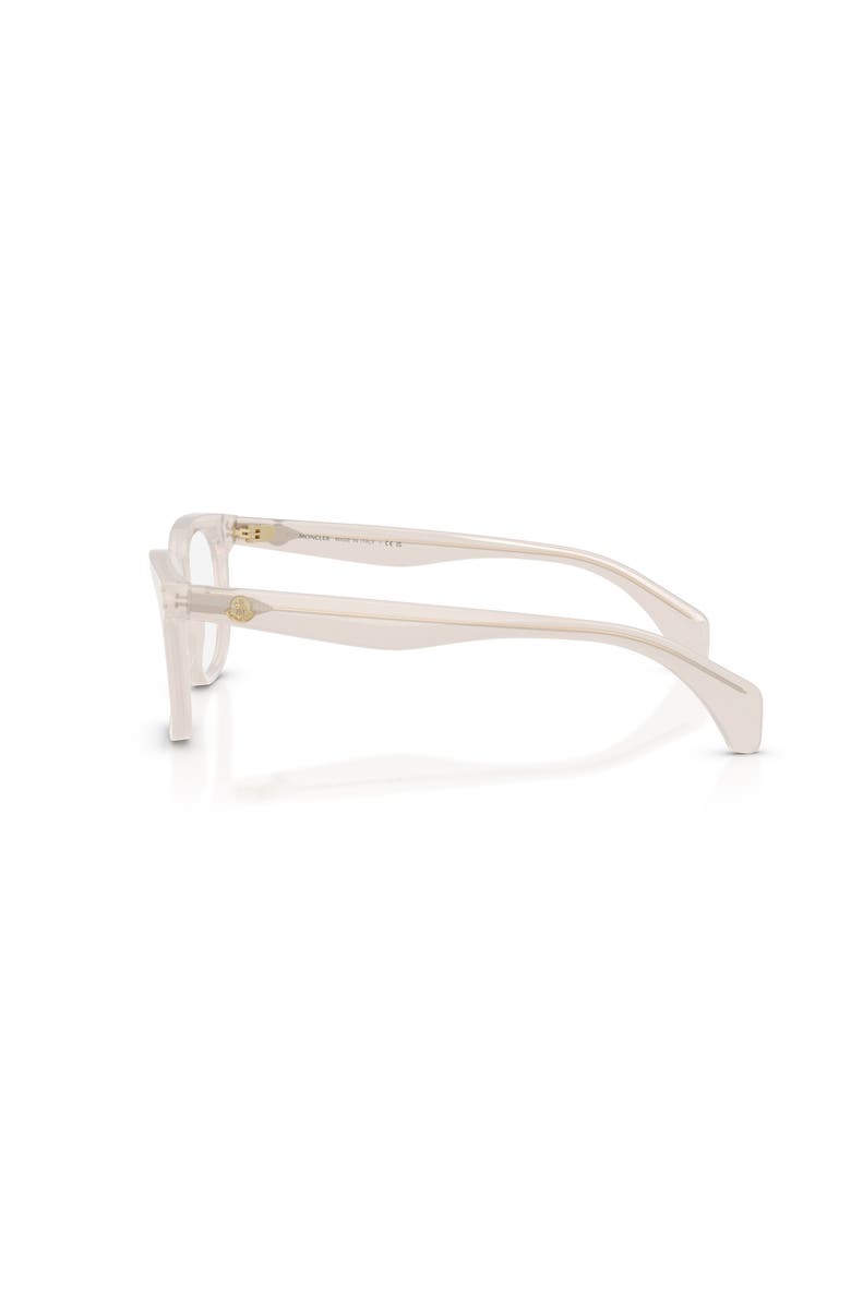 Moncler 48mm Phantos optical glasses, Alternate, color, White